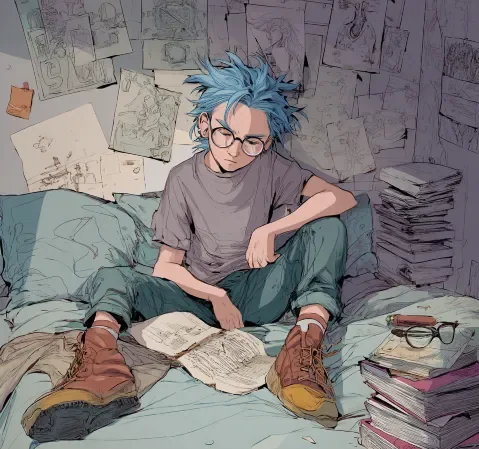 黄昏列车漫画封面，驶向未知的黄昏列车
